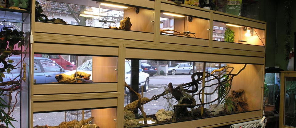 Terrarienverkaufsanlage