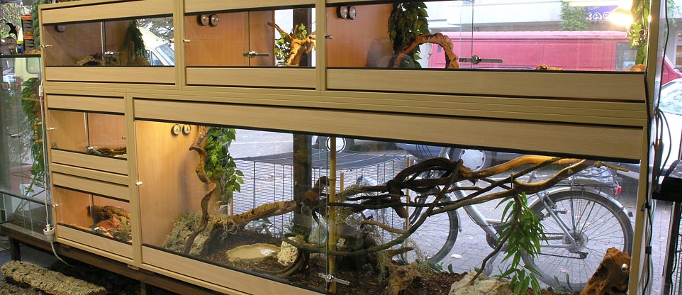 Terrarienverkaufsanlage