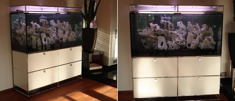 Wohnzimmeraquarium in Freiburg