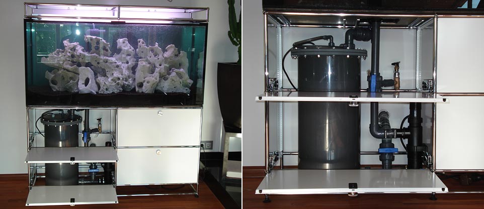 Wohnzimmeraquarium in Freiburg